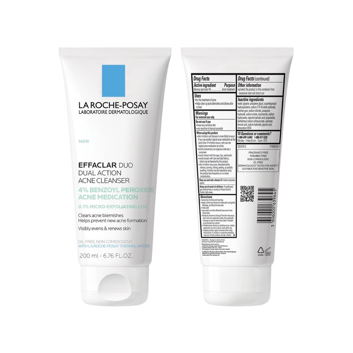 effaclar-dual-action-acne-face-wash-with-4-benzoyl-peroxide-r7 LaRochePosay-Product-Skincare-Effaclar-Duo-Dual-Cleanser-200ml-3606000639645-ATF-PIM-packshot-texture.jpg